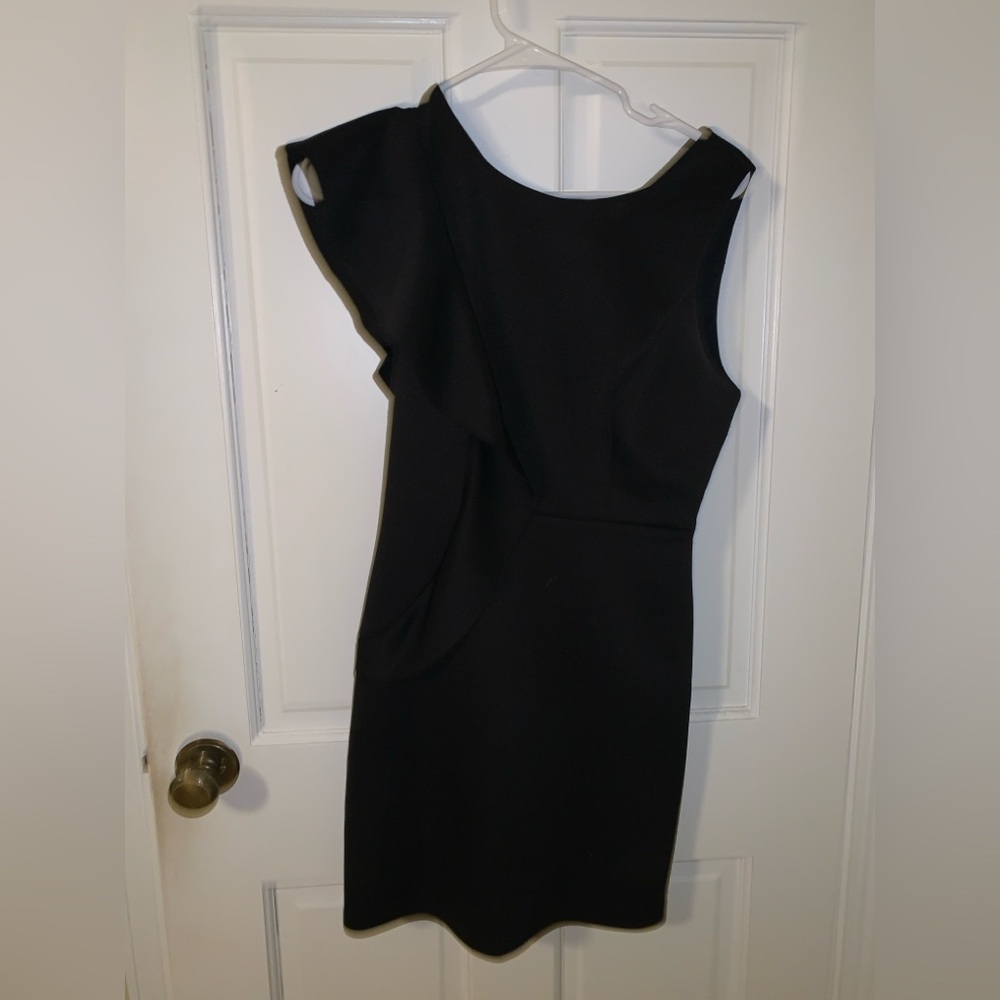 vestique black dress mini